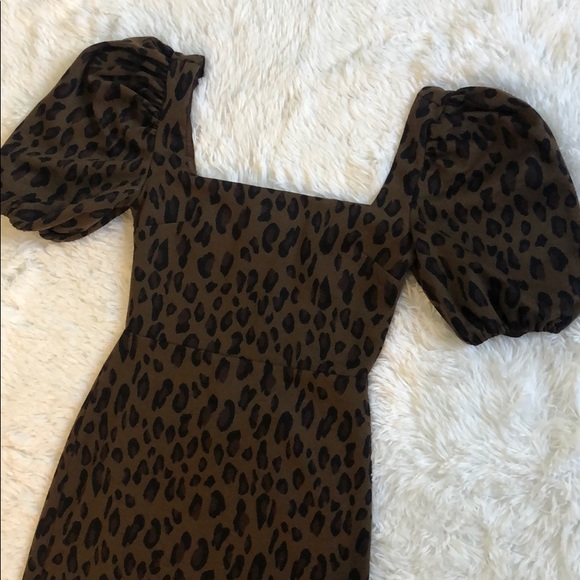SOLD!Lovers + Friends NWT Bay Mini Leopard Dress🐆 - Picture 6 of 15